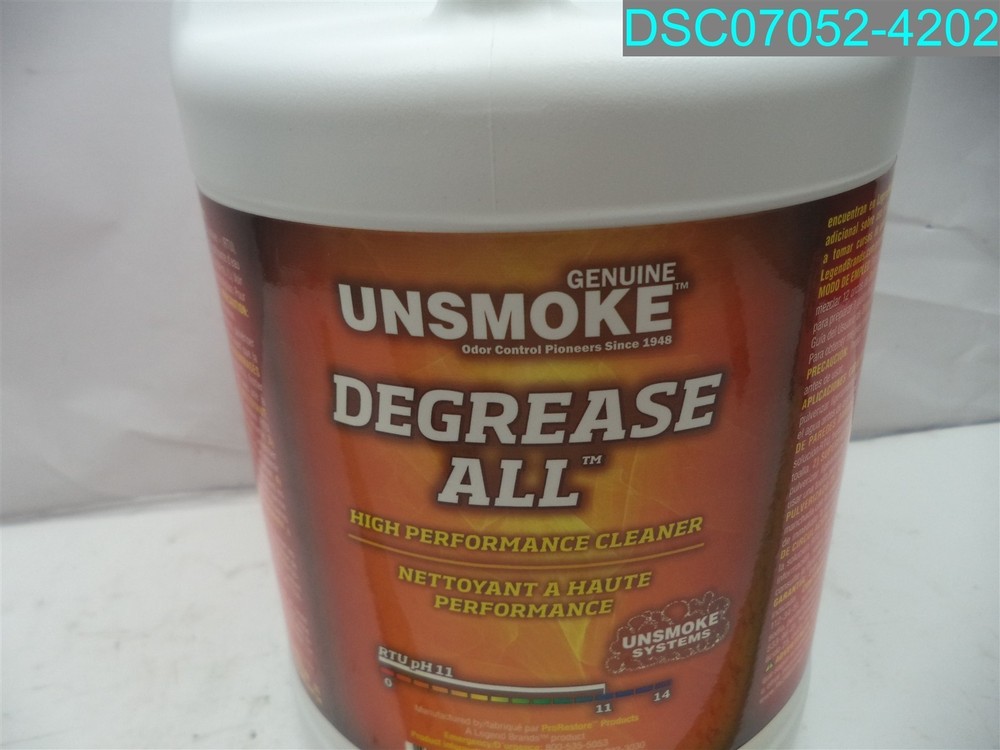 QTY=4 GAL(1 GAL X 4): Degrease-All High-Performance Degreaser for Grease Removal
