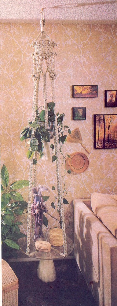 NEW At Home With Macrame Craft Book with Wall Art Decor & Planter Patterns