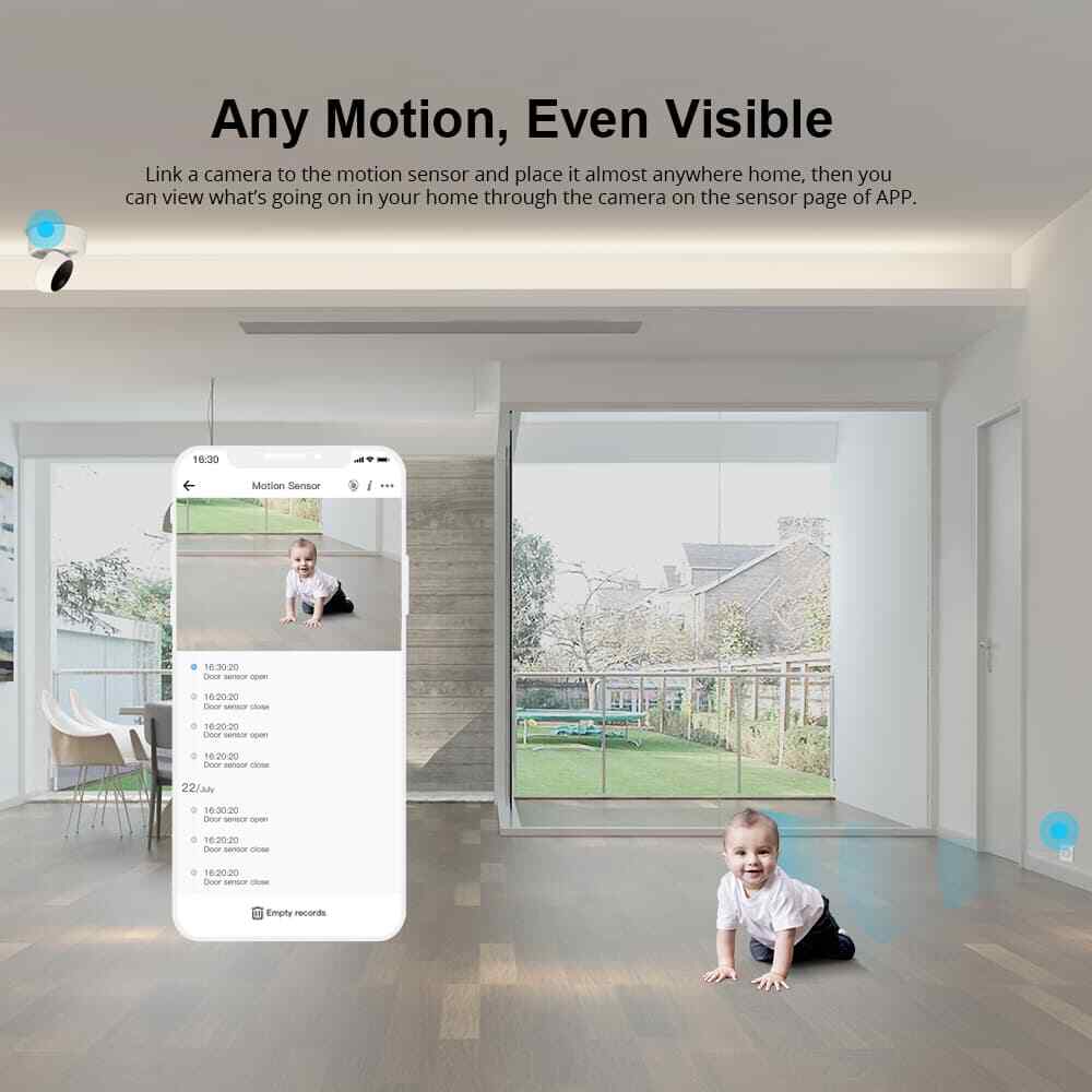 SONOFF ZigBee PIR Motion Sensor Smart Home Wireless Security Detect Alarms 3Pack