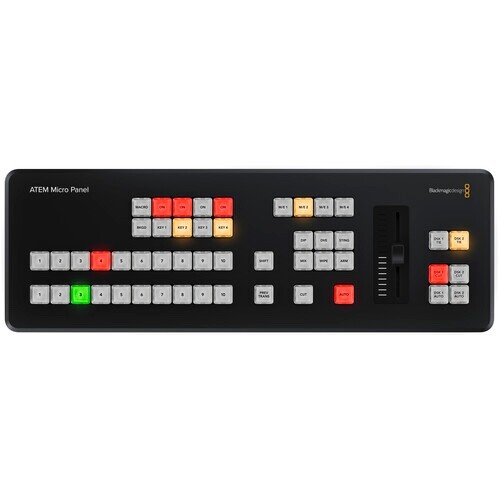 Blackmagic Design ATEM Micro Live Stream Switcher Panel with Intuitive Layout