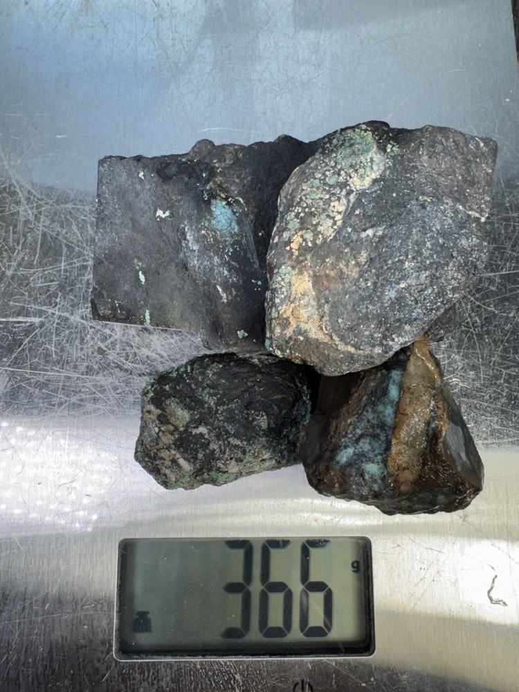 Natural Hubei turquoise nuggets