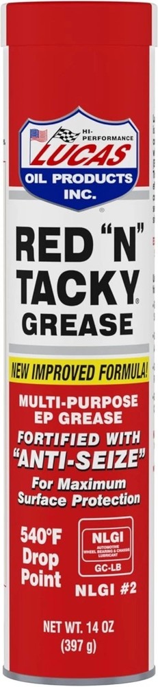 Lucas Red N' Tacky Grease - Agricultural Solution