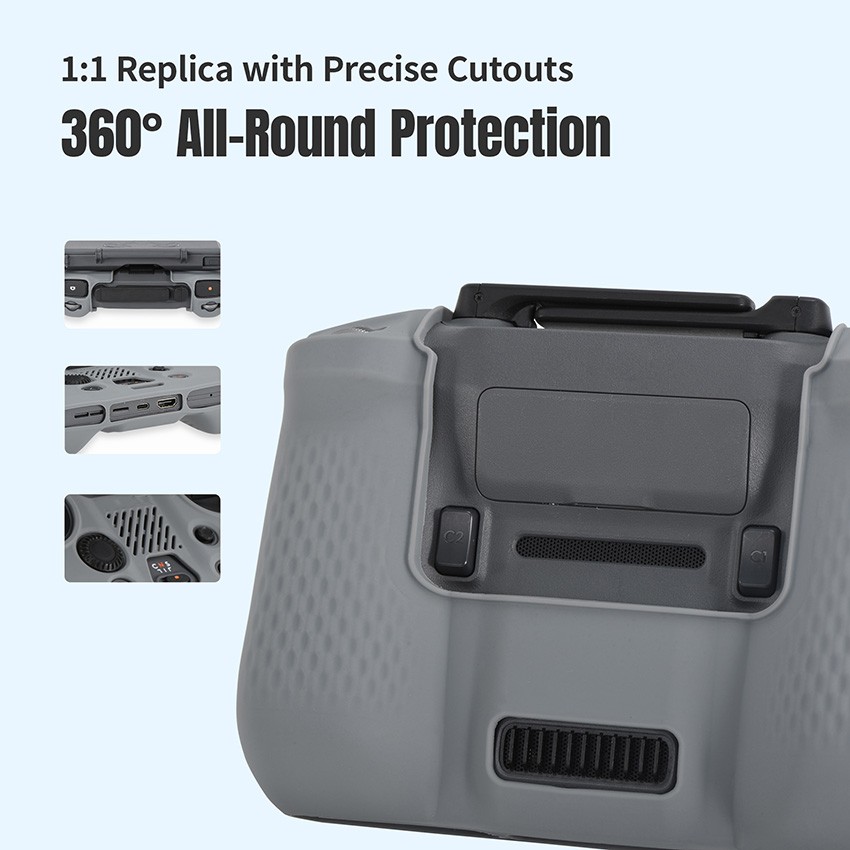 For RC PRO 2 Remote Controller Silicone Case Protective Cover Dust Proof Shell