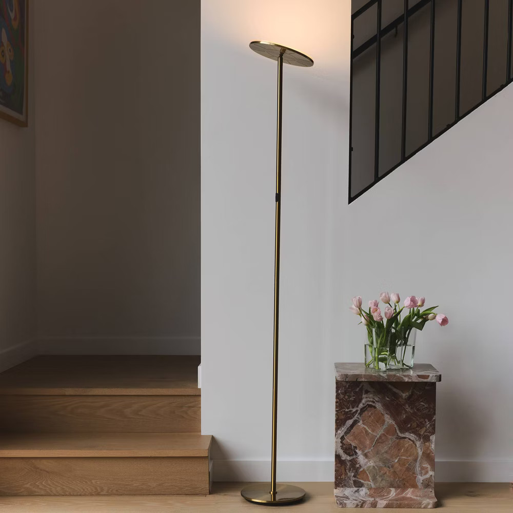 Brightech Sky Modern Dimmable (Includes LED Light Bulb) Torchiere Floor