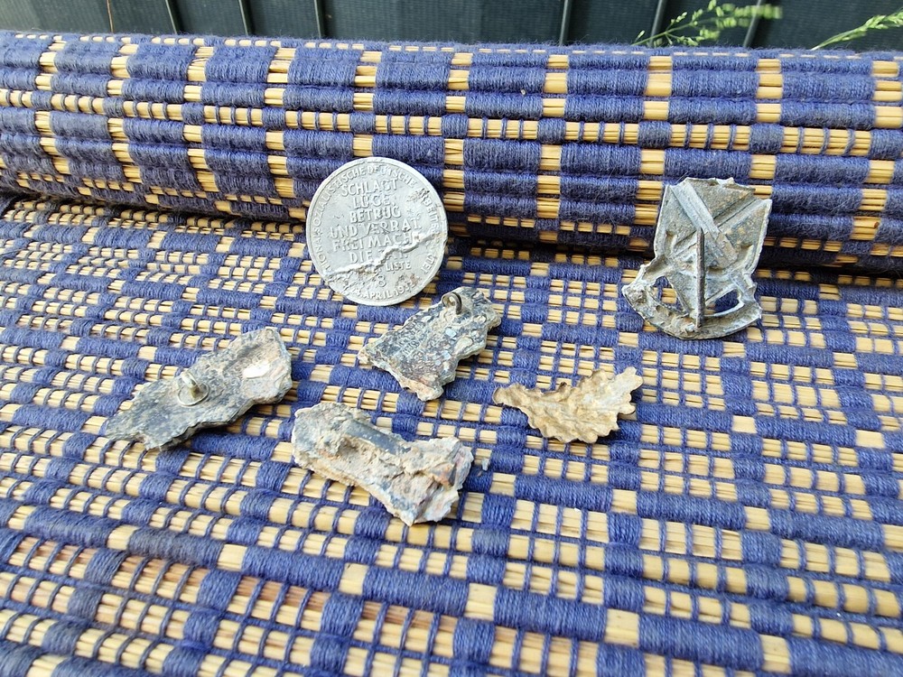 WW2 Original German Badges Front Item Relic.