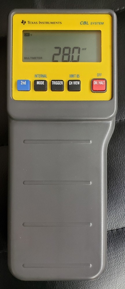 Texas Instruments CBL dara collection device / with case and cords