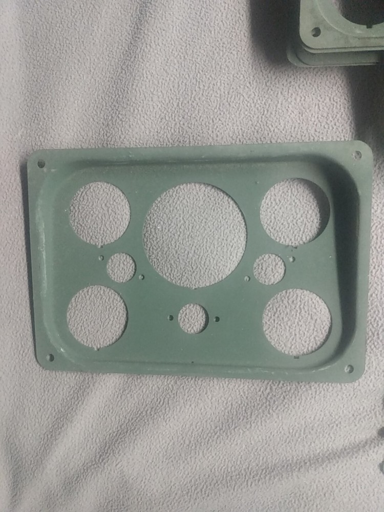 Military Truck Jeep M151 M151A1 M151A2 Dash Instrument Gauge Cluster Panel Plate