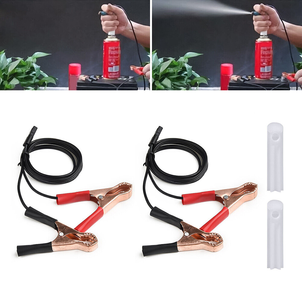 Universal DIY Fuel Injector Flush Cleaner Adapter Kit Car Nozzle Cleaning Tool