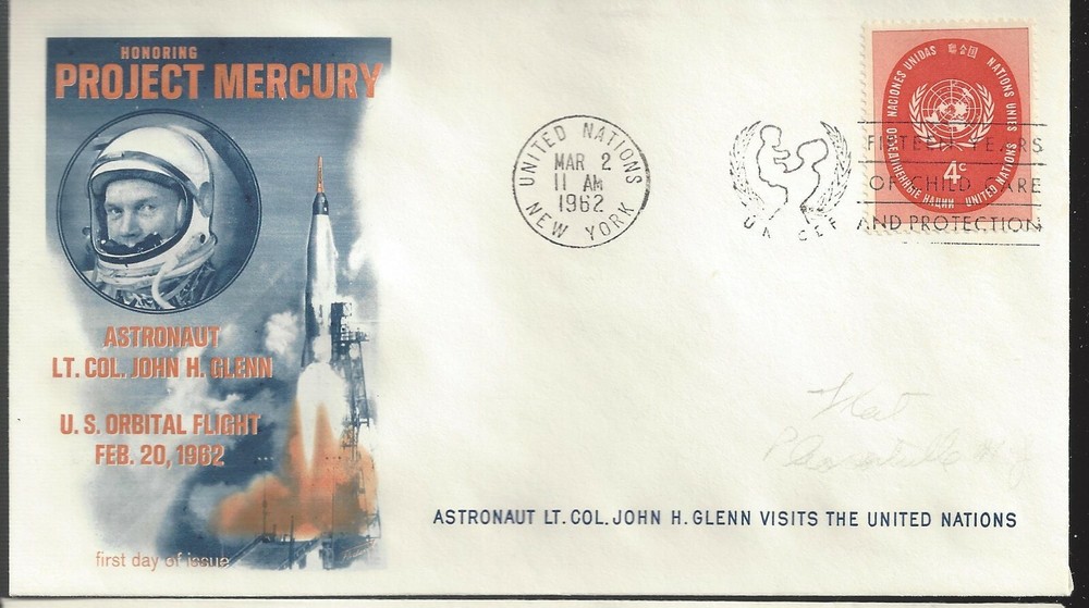 1962 Project Mercury John Glenn Cover