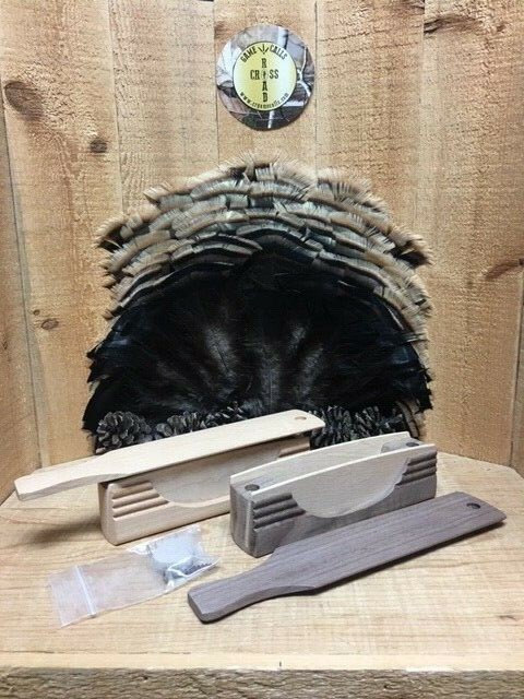 2 -Box Call Kits  Half Moon Walnut & Cherry Maple Sides      Unfinished