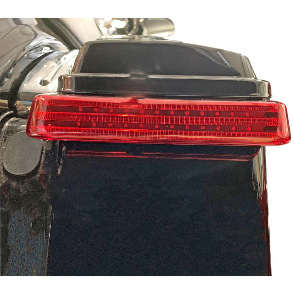 Custom Dynamics Saddlebag Lights - Black/Red | PB-SB-HD-BR