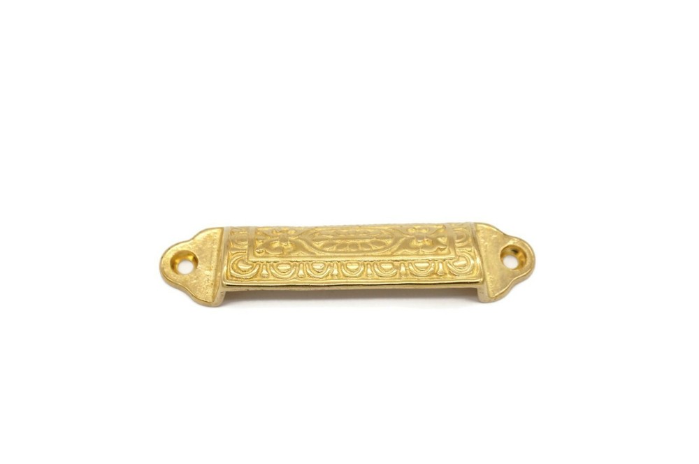 Brass Bin Pull Victorian Eastlake Bin Cup Pull Marine Cabinet Pull Boat Bin Pull