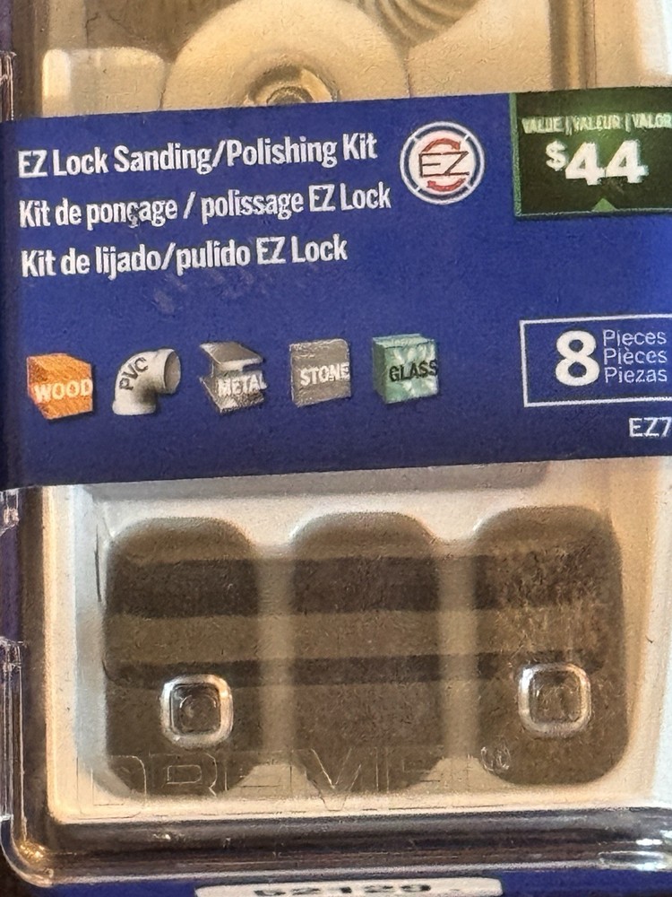 Dremel EZ Lock Sanding/Polishing Kit 8 pc