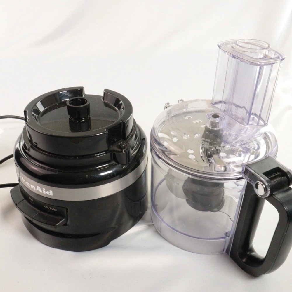 Kitchen Aid 9 Cup Household Food Processor Black E105402 - TESTED EUC