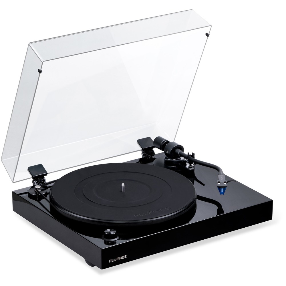 Fluance RT84 Reference Turntable with Record Weight and Vinyl Cleaning Kit