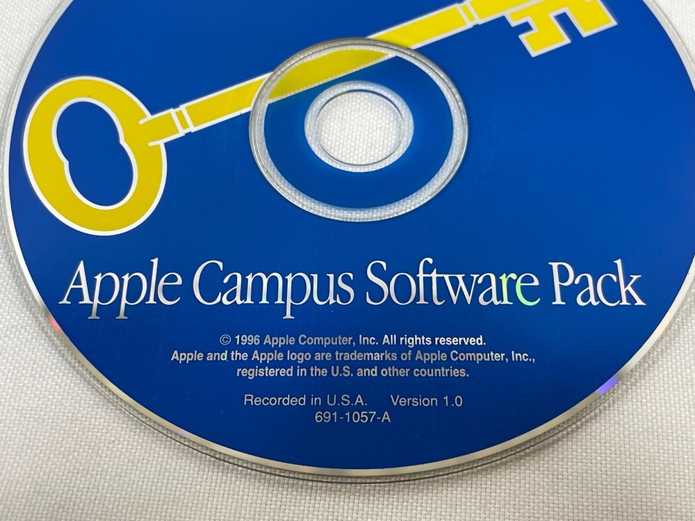 Vintage 1996 Apple Education Series: Campus Software Pack CD-ROM Disc ONLY
