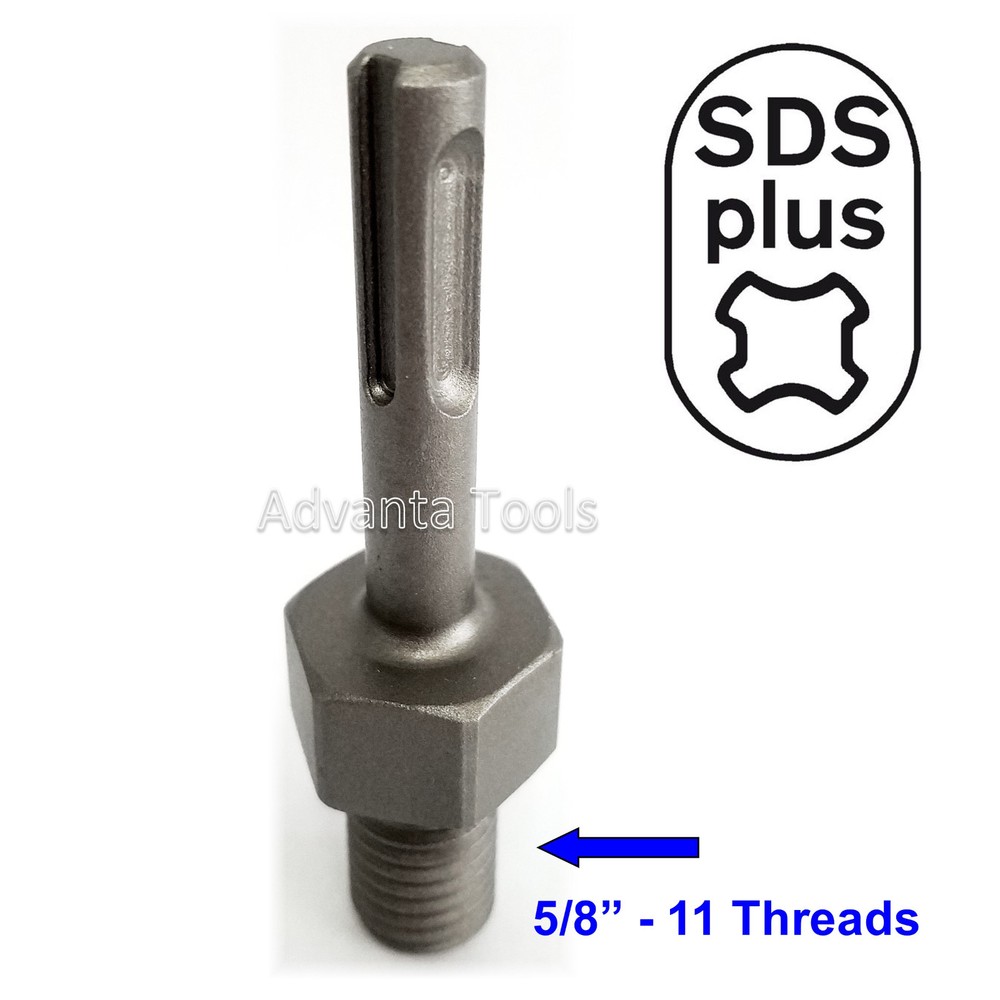 Combo: 3” Dry Diamond Core Drill Bit for Hard Concrete with SDS Plus Adapter