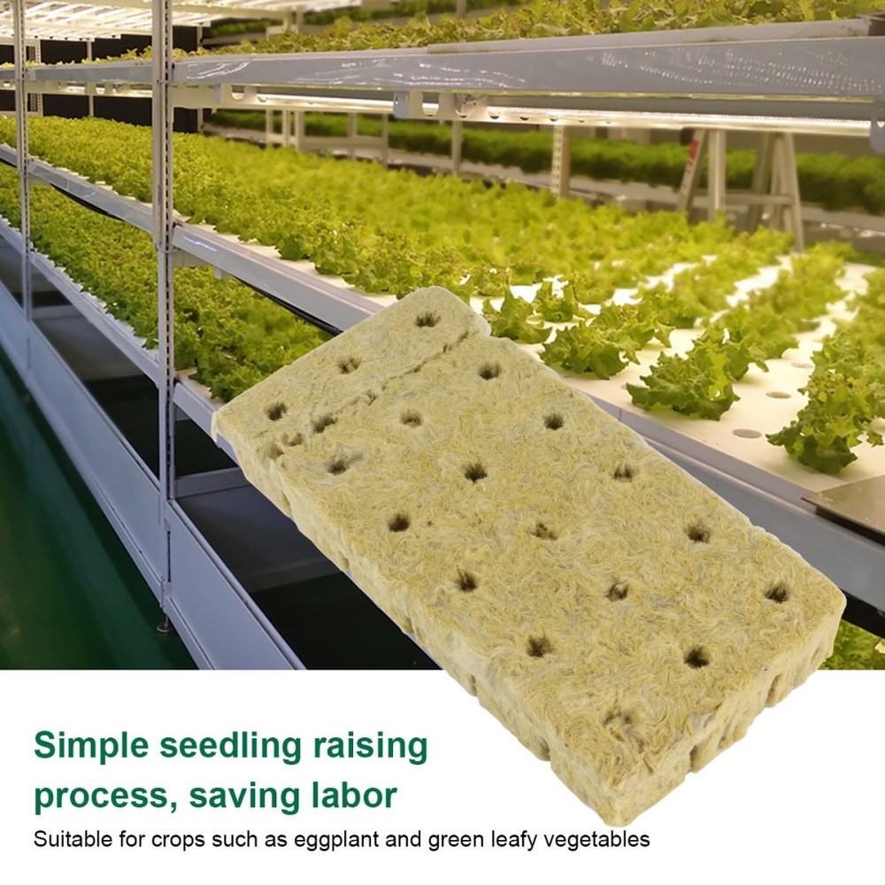 18 Pcs Hydroponic Medium Soilless Cultivation Planting Wool Block