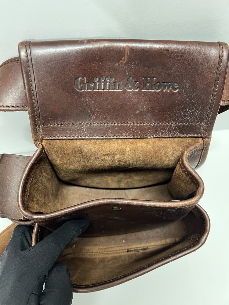 Vintage Griffin and Howe Shooting Accessory Hip Pack Leather