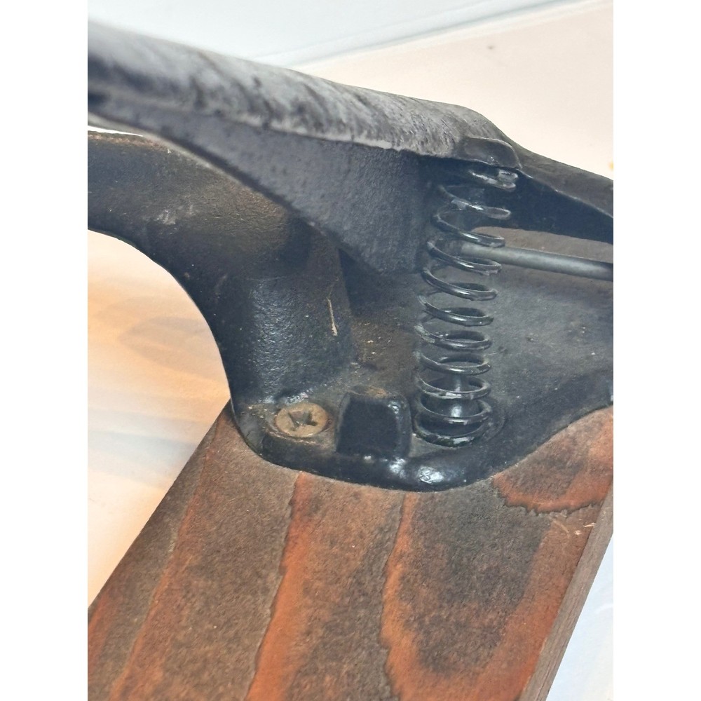 Carolina Cracker Cast Iron Nut Cracker Garner NC Vintage Kitchen Tool