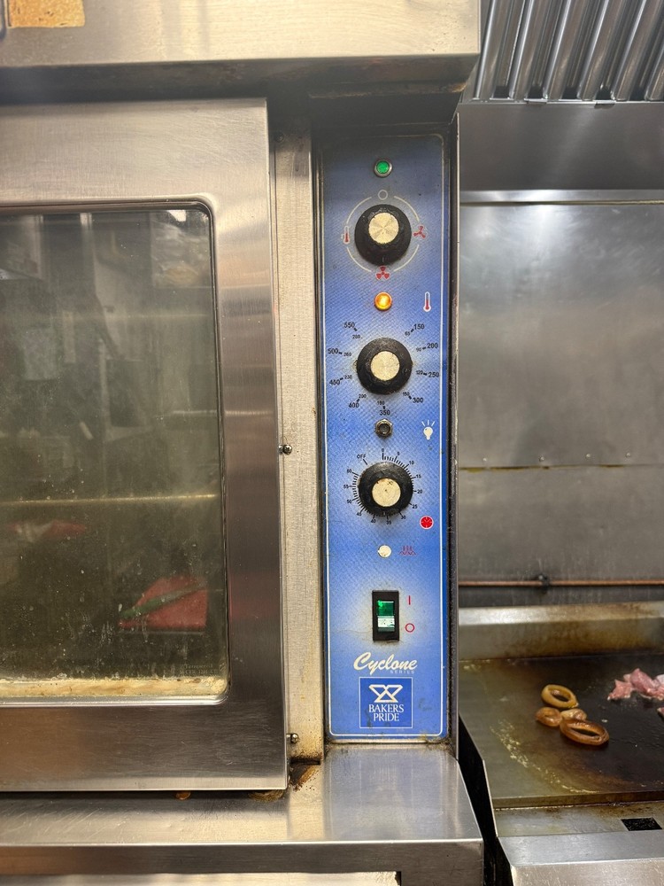 Used bakers pride Cyclone oven. Fully operational and maintained.