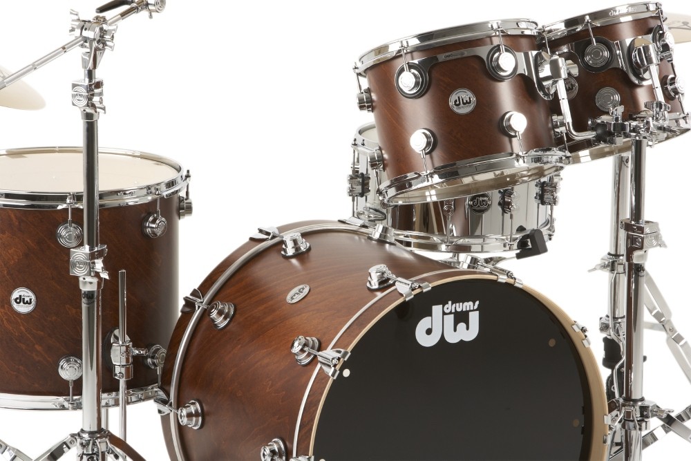DW Collector's Series 4-Piece Shell Pack Walnut Chrome Hardware