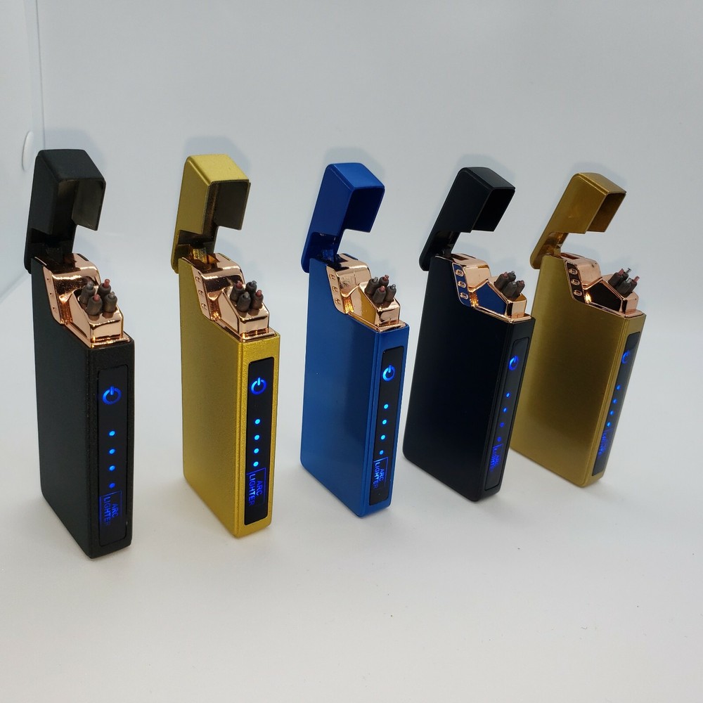 Dual Arc Plasma Electric Lighter USB Rechargeable 2020