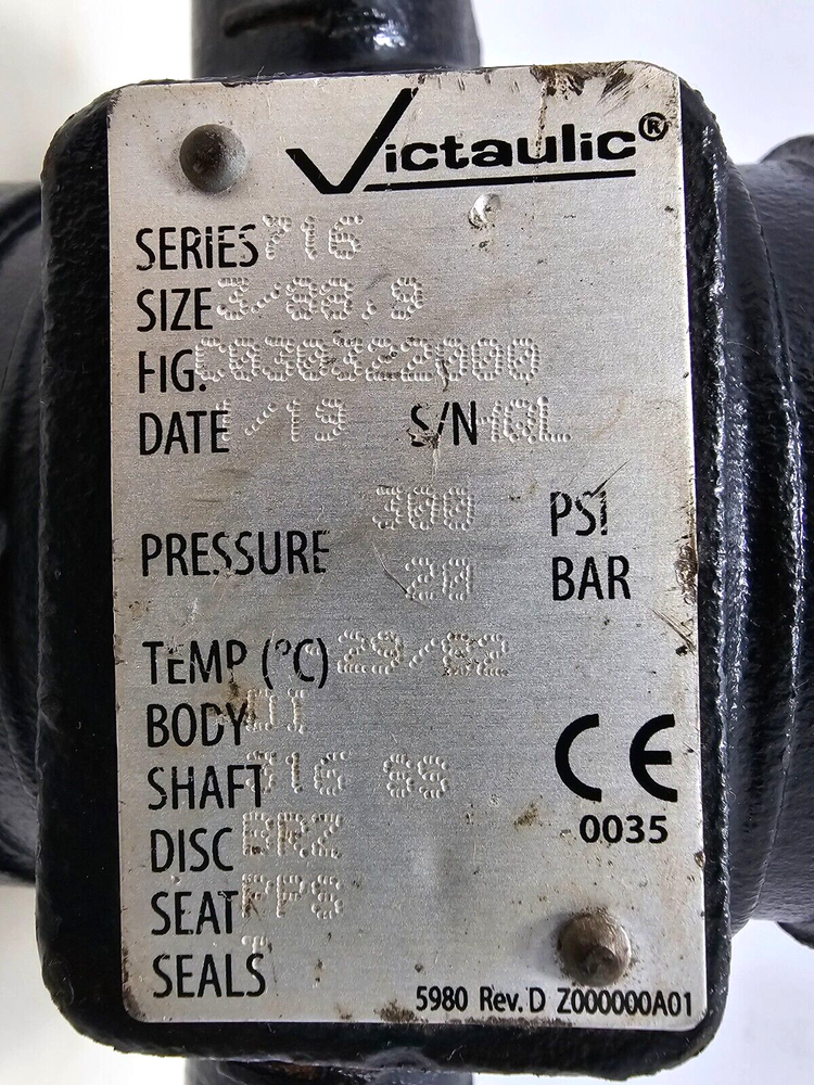 VICTAULIC SERIES 716 CHECK VALVE SIZE 3/88.9