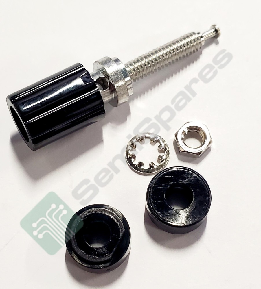 70 pcs. POMONA ELECTRONICS 3760-0  CONN BIND POST KNURLED BLACK