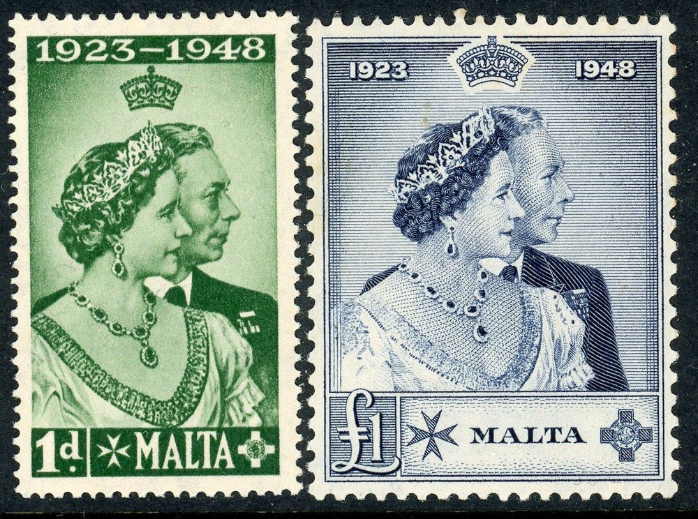 Malta 1949 (4 Jan) SG.249-250 U/M