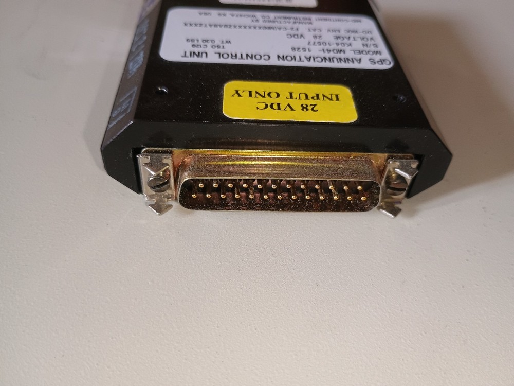 MD41-1528 GPS Annunciation Control Unit (2004) 28 VDC