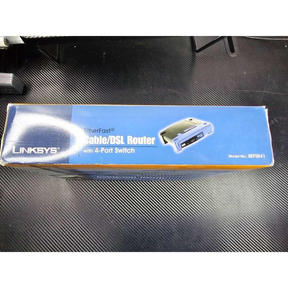 Linksys EtherFast 4-Port Cable/Dsl Wired Router BEFSR41