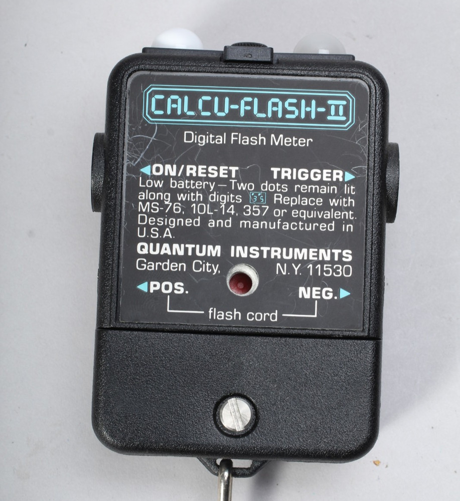 CALCU-FLASH FLASH METER LIGHT METER STUDIO METER TESTED & WORKING