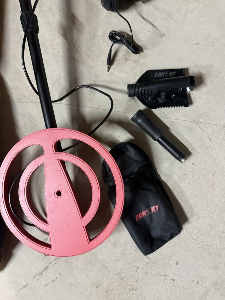 Pancky Red & Black Professional Metal Detector