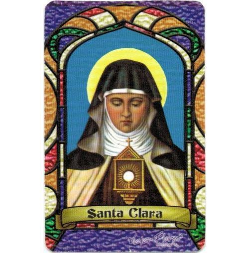 St. Clara Bilingual Prayer Card