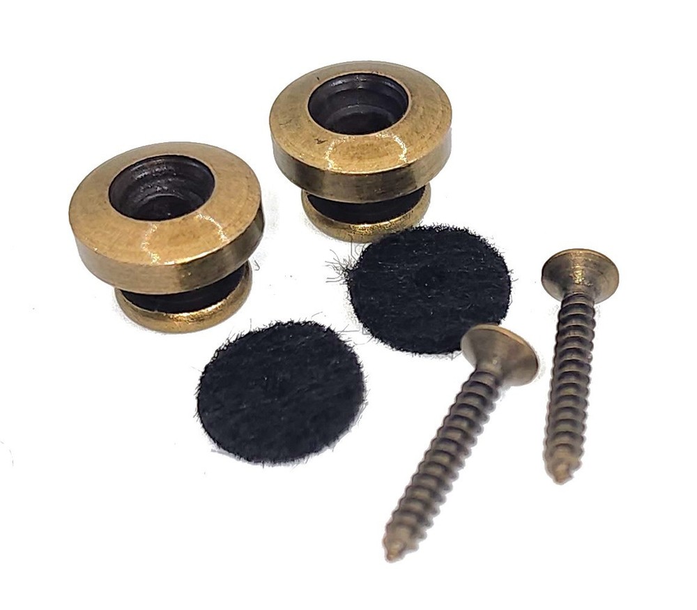 SquierModders Antique Bronze Strap Buttons
