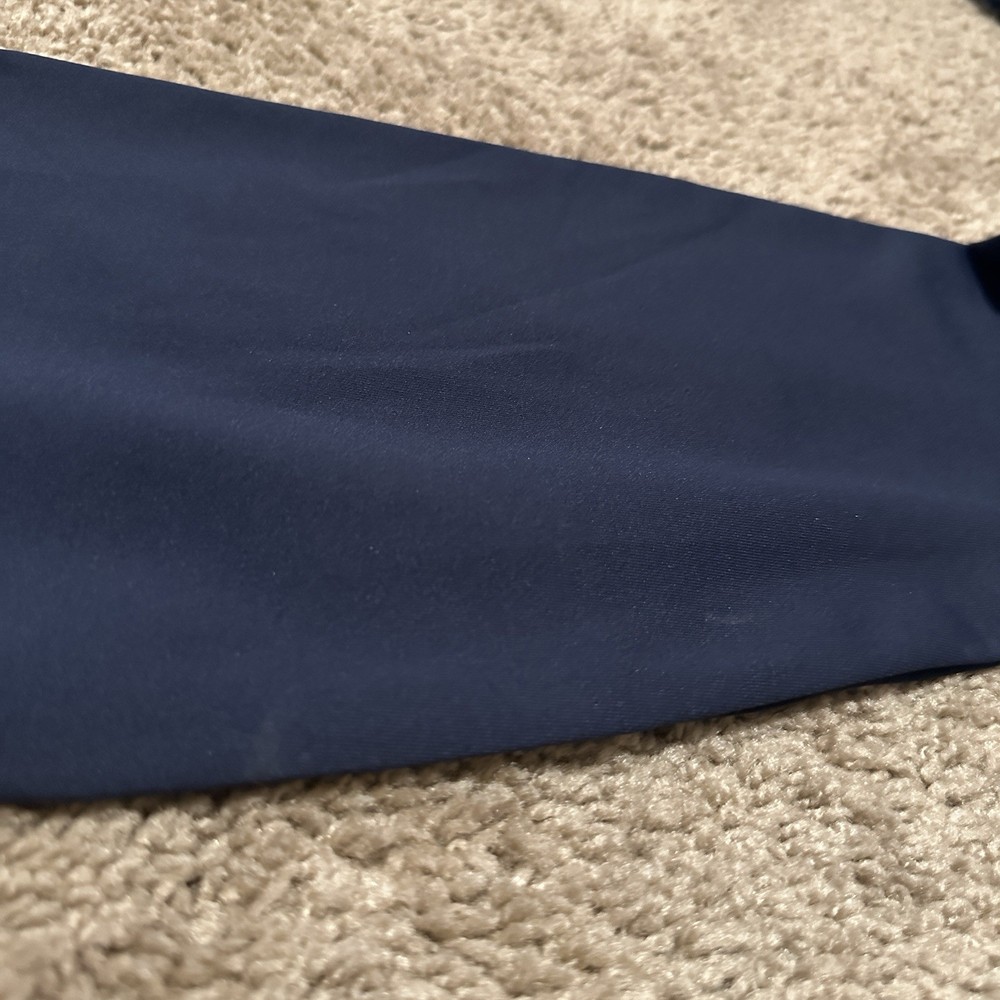 Peter Millar 1/4 Zip Sweater Mens Large Pullover Perth Performance Golf Blue
