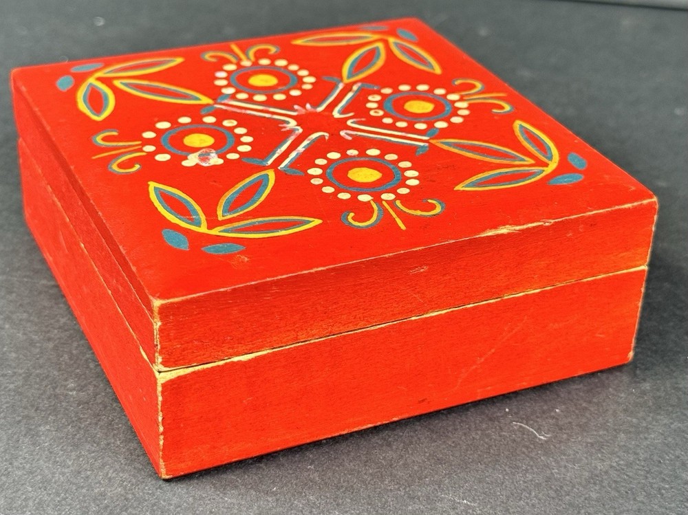 Hand Painted Decorative Trinket Box