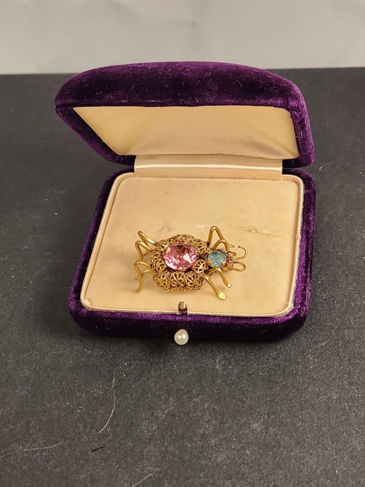 Czechoslovakian Spider Brooch