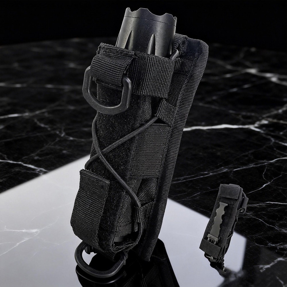 Flashlight Holster Tactical Molle Open-top Tools Pouch Flashlight Utility Pouch