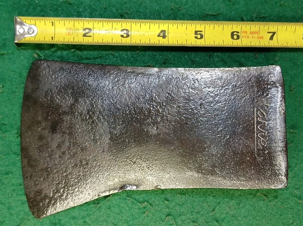 Vintage "Warren" In Script Axe Head 3.2 Lbs