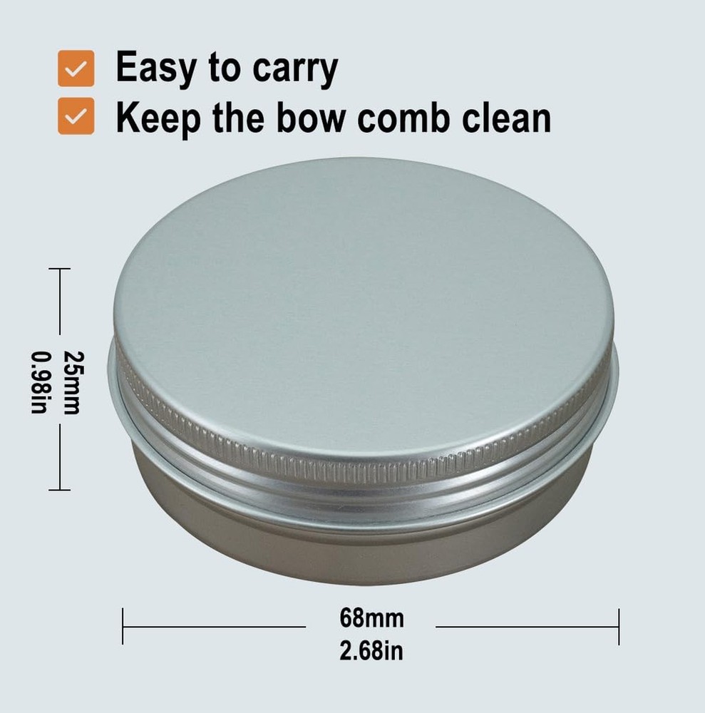 Bow Comb Rosin Spreader Separates Stuck Strings (Violin, Viola, Cello) Remove...
