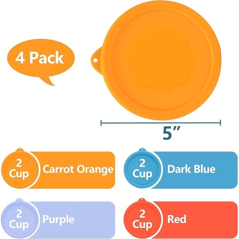 Silicone Replacement Lids Pyrex Bowls Leak Proof Dishwasher Safe Bundle New