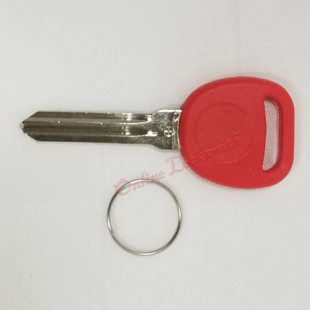 New Red B111 Transponder Chipped Key For Gm Vehicles Easy DIY Programming