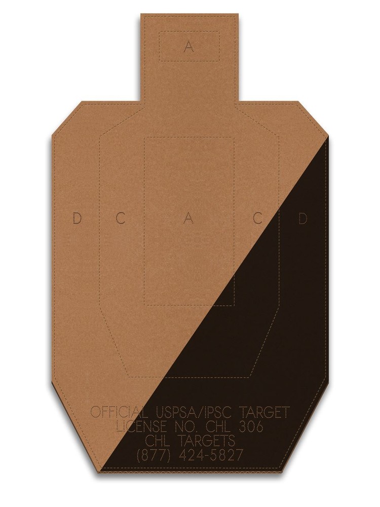 USPSA (Metric) Hardcover Target Sample Pack (100 Target Pack)