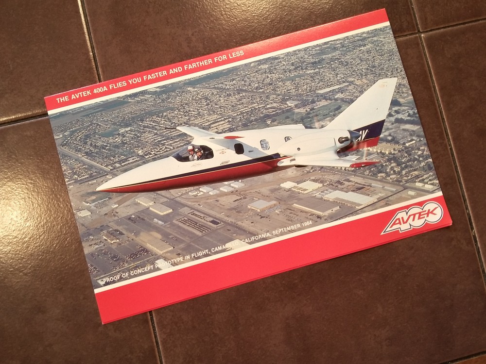 Avtek 400A Sales Brochure, 4 page, 5.5 x 8.5"