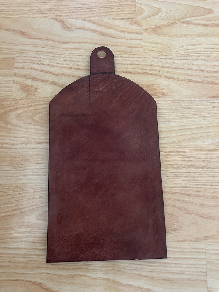 SMALL TUAREG LEATHER MIRROR