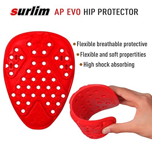 Protector CE Insert Armor Motorcycle Pants Replacement Pads Pair Hip