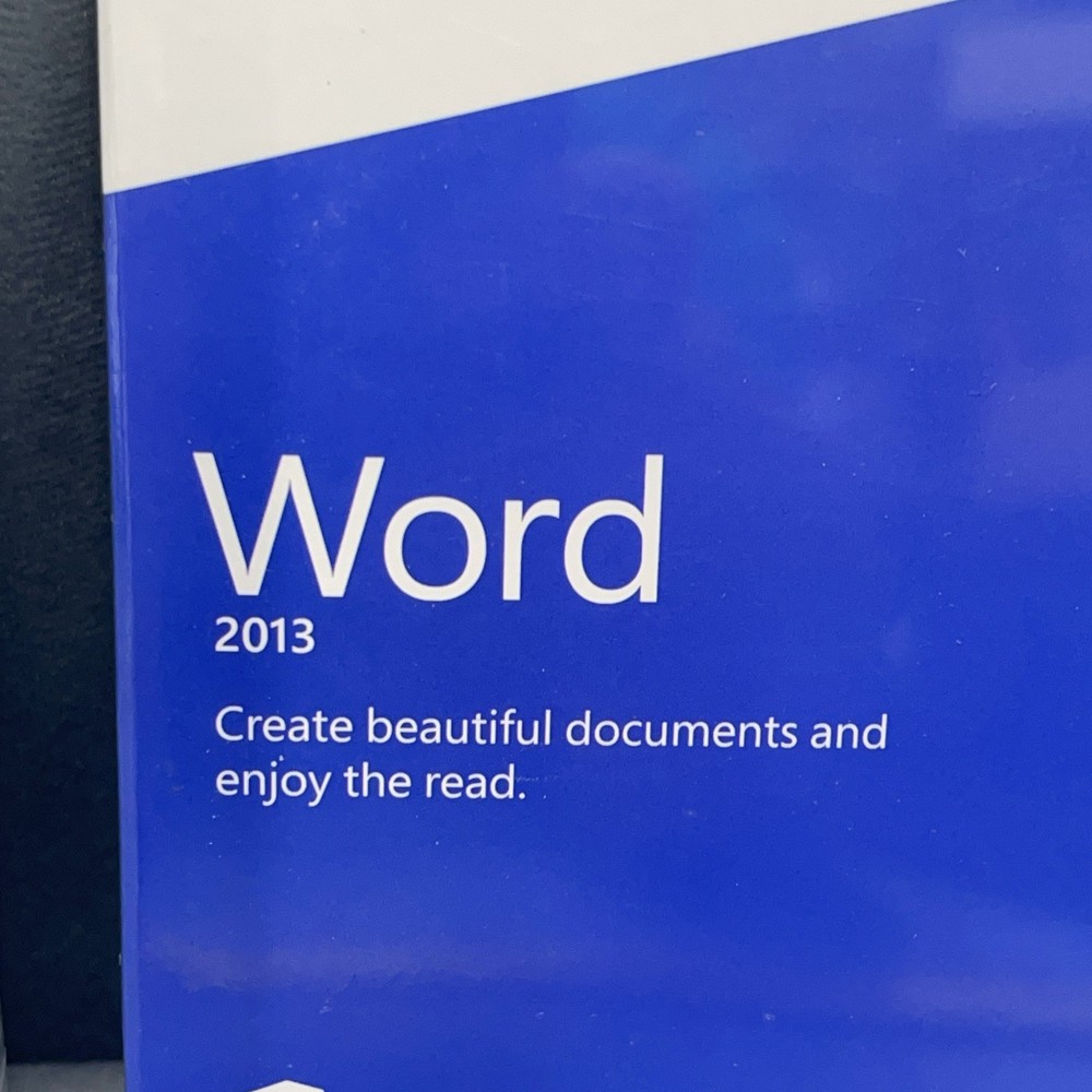 Microsoft Word 2013 & Microsoft Excel 2013 Key Cards In Sealed Boxes 1 PC