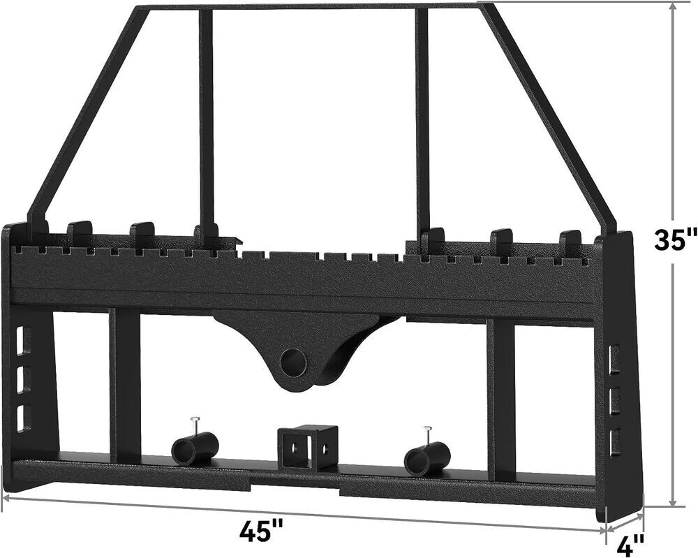 Quick Attach Pallet Forks Attachment 45" 2500LBS W/42" Fork Blades -High Quality